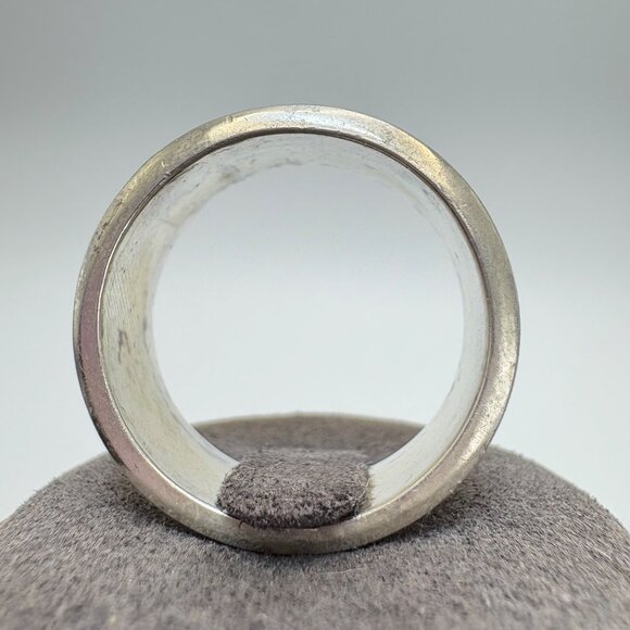 VTG Solid Sterling Silver 925 Elephant Design Spinner Band Ring Size 11.75 - Picture 7 of 14